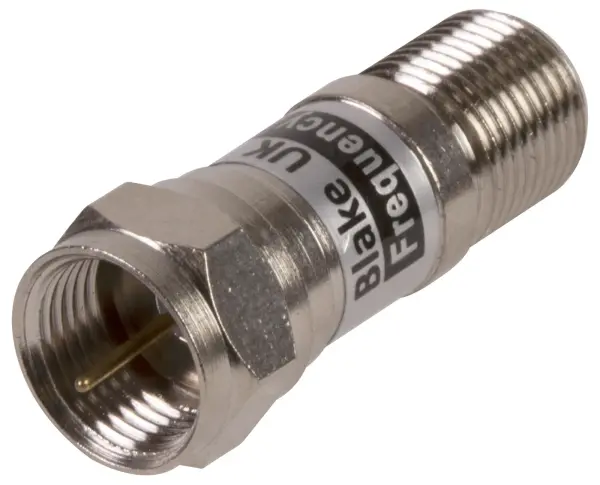 DC Blocked F Type Plug to F Type Socket Terminator