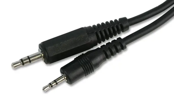 Pro Signal 3.5mm to 2.5mm Stereo Jack Lead, 1.5m Black