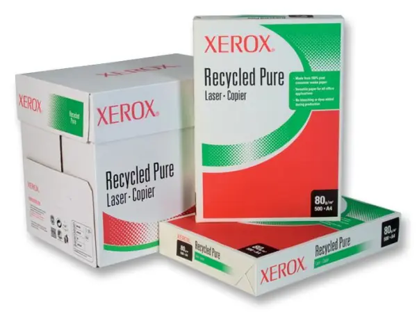Xerox A4 Recycled White Copier Paper, 80gsm, 500 Sheet Ream