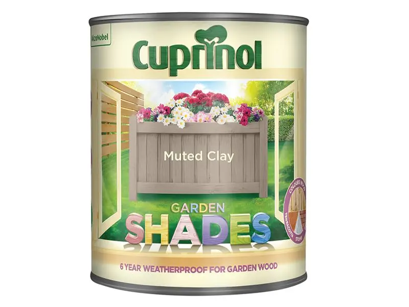 Cuprinol Garden Shades Muted Clay 1L Wood Protector