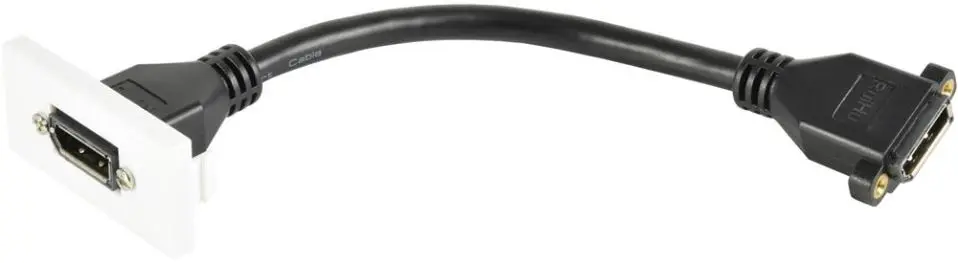 AV:LINK מודול שקע DisplayPort ללוח קיר, 50x25מ''מ