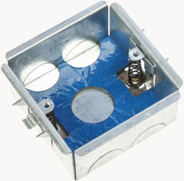 CLICK FlameGuard Boîtier d'encastrement en acier, 1 module, 35 mm de profondeur