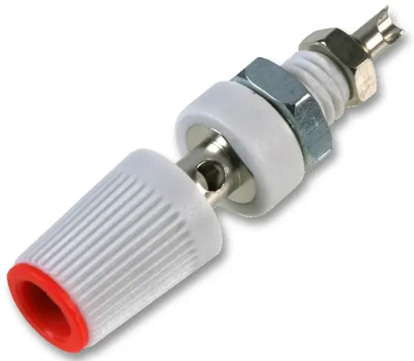 PRO SIGNAL 4mm Terminal, Red, Nickel Plated, Chassis Mount