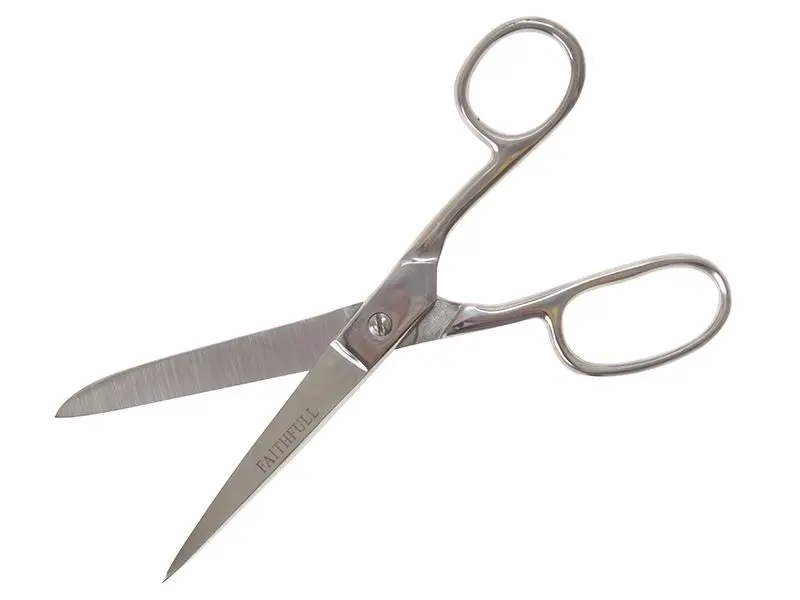 Faithfull Stainless Steel Sewing Scissors 175mm (7in)