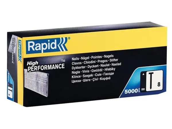 Rapid No.8 Galvanised Brad Nails 18Ga, 30mm (Box of 5000)
