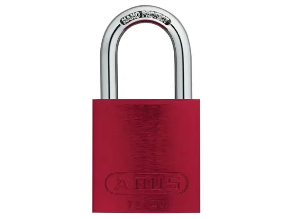 ABUS Κλειδαριά Αλουμινίου 72/40mm, Ίδια Κλειδιά, Κόκκινη