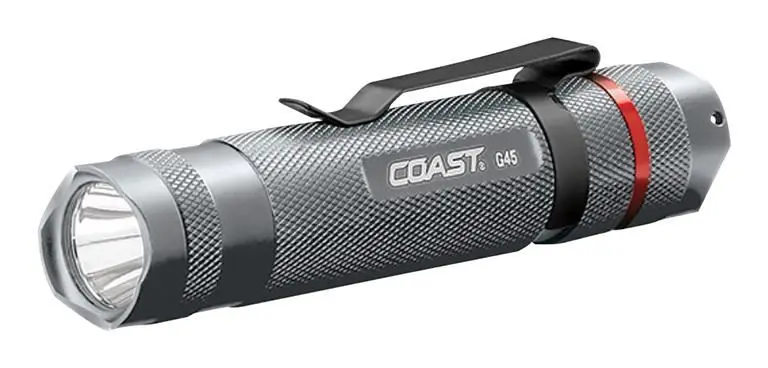 COAST Bullseye Spot Beam LED Torch, 385 Lumen, IPX4