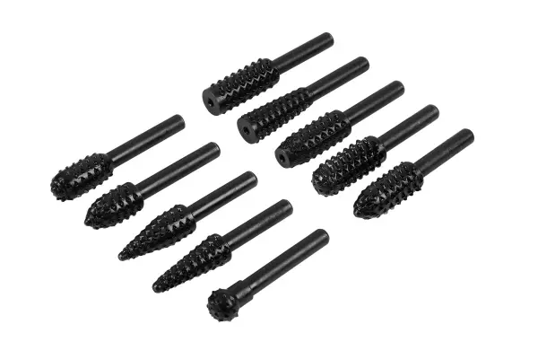 Blue Spot Tools 10件套1/4旋转锉套装 碳钢材质