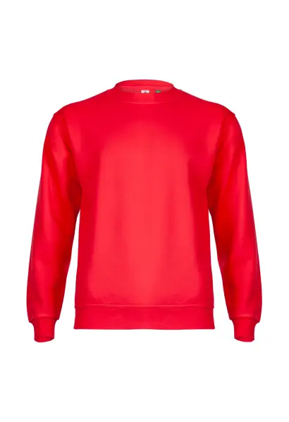 Uneek Sweatshirt Eacamaíochta, Snáth Bog Super, Dearg, Méid XS