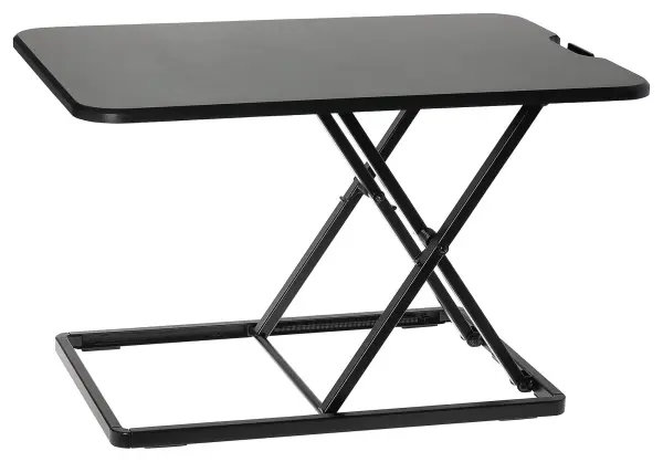 PROPERAV Slim Stand-Up Desk Workstation Black