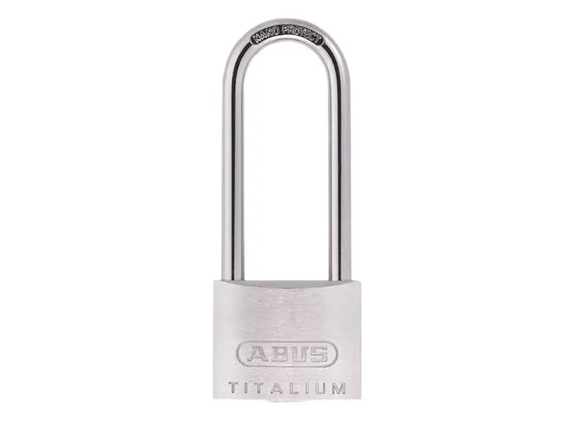 ABUS 64TI/50 TITALIUM™ Padlock, 80mm Long Shackle