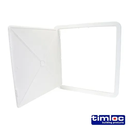 Timco - Panel Akses Timloc - Plastik - Putih - AP450 (Saiz 470 x 470 - 1 Unit)