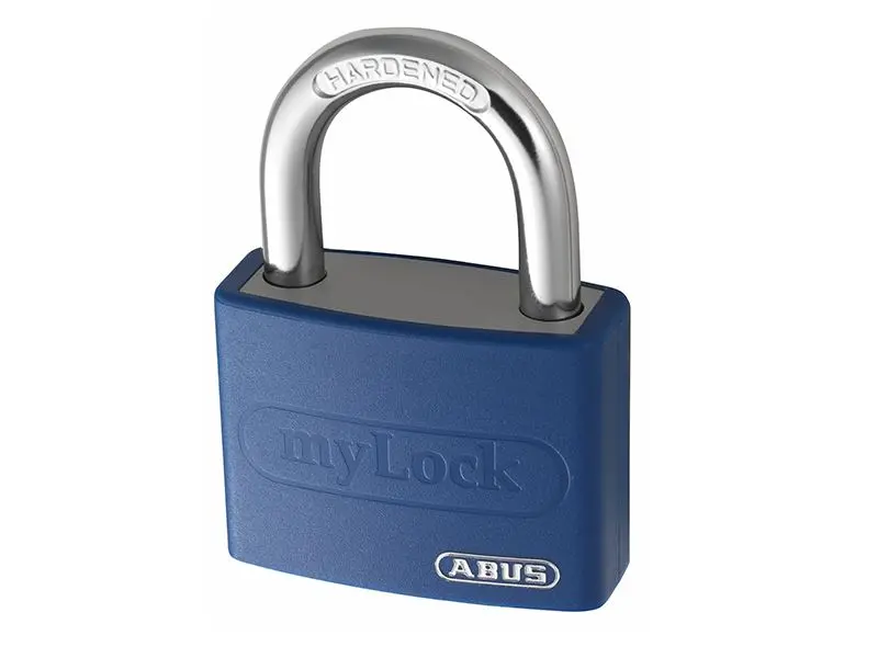 ABUS T65AL/40mm Aluminium Hangslot, Blauw, Gelijkbediend 6401