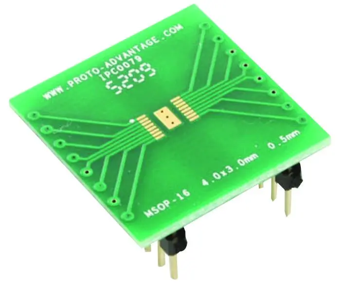 PROTO ADVANTAGE MSOP-16 zu DIP-20 SMT Adapter
