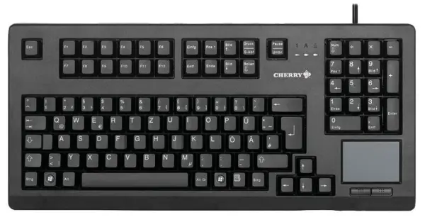 CHERRY Teclado G80-11900 Touchboard com Touchpad, Preto