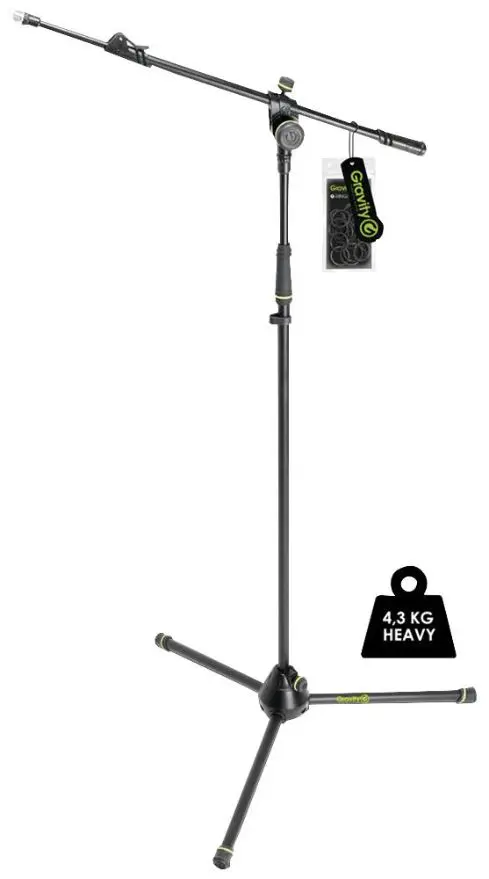Gravity MS4322 HD Microphone Stand with Telescopic Boom