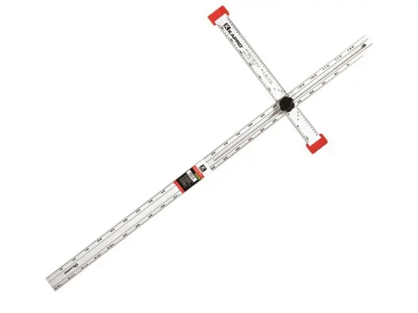 Kapro 317 - Équerre de traçage ajustable en aluminium, 90cm