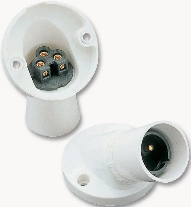 CLICK Schräglampen-Fassung mit Home Office Rock, weiß