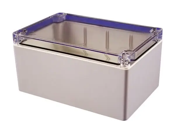 Polycarbonate Enclosure Grey 119x89x180mm IP68