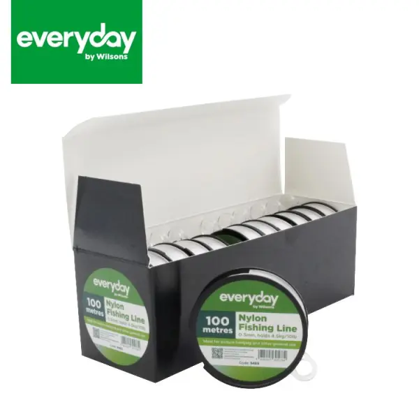 Everyday by Wilsons 0.3mm x 100m Fishing Line 4.5kg/10lb