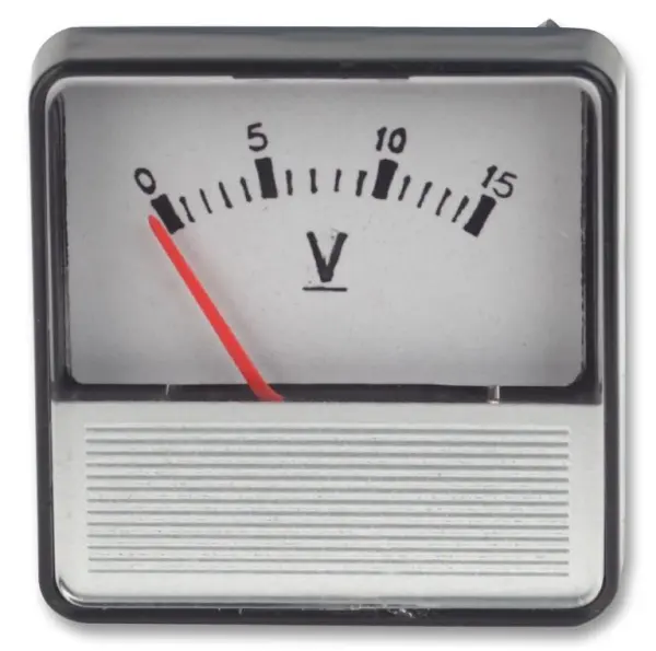 MULTICOMP PRO アナログパネルメータ 0V～15V DC 可動コイル式