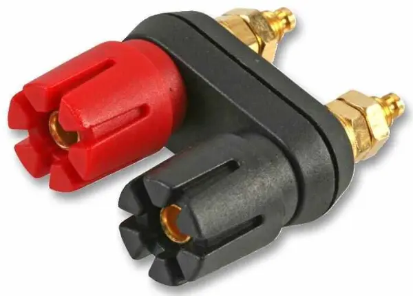 PRO SIGNAL - Terminal Post Berkembar 4mm, Emas