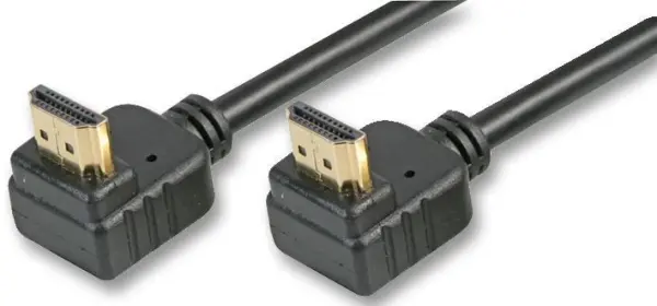 Pro Signal High Speed 4K HDMI kabel s 90° konektory, pozlacený, 2m
