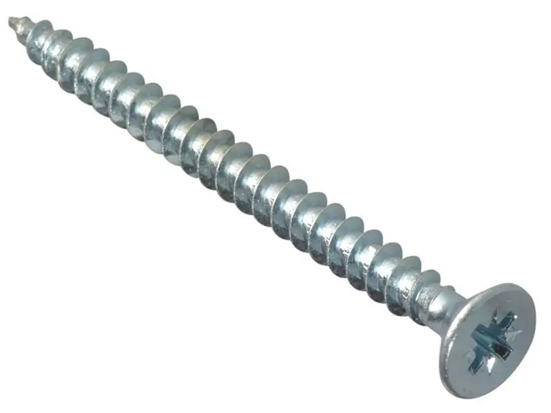 ForgeFix Pozi Screws CSK ST ZP 5 x 60mm (Box of 100)