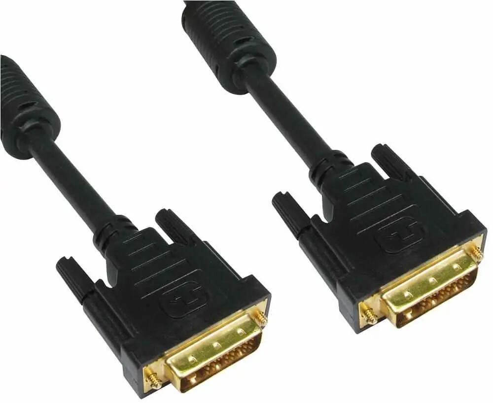 PRO SIGNAL DVI-D Dual Link Male to Male Cable, 2m Black