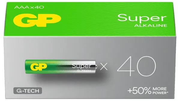 GP Batteries Super Alkaline AAA Batteries