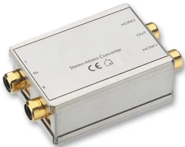 HiLo ステレオ・モノラル オーディオ コンバーター (RCAソケット付き)