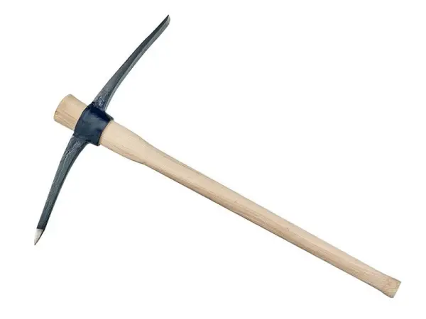 Bulldog Pioche coupe-racines 3.17kg avec manche en hêtre