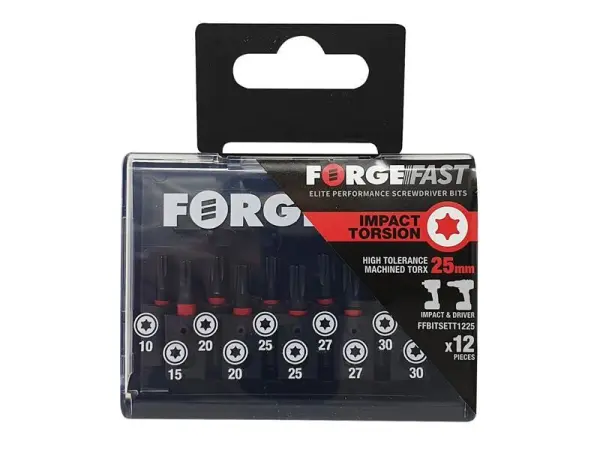 ForgeFix ForgeFast TORX® Impact Bit Set, 12 Piece