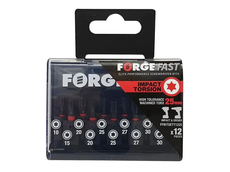 ForgeFix ForgeFast TORX® Impact Bit Set, 12 Piece