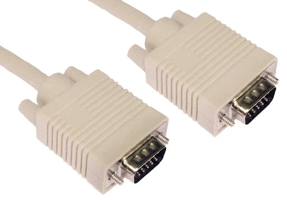 PRO SIGNAL SVGA オス-オス接続ケーブル 0.5m (15ピンD-Sub ベージュ)
