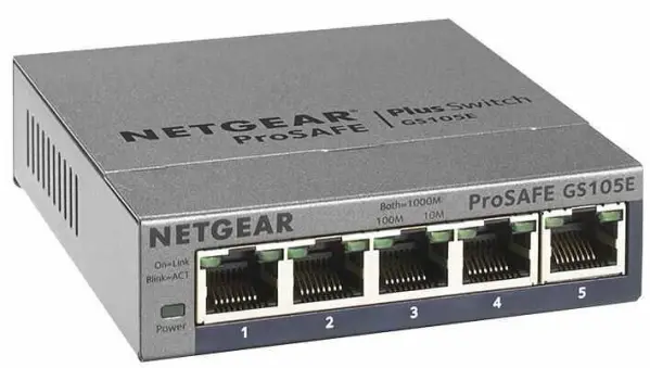 NETGEAR ProSafe 5 Ports Gigabit Switch, Boîtier Métal (Non-Managé)