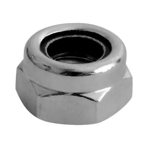 Timco Nylon Lock Nuts, Type T, M8, A2 Stainless Steel (10 Pack)