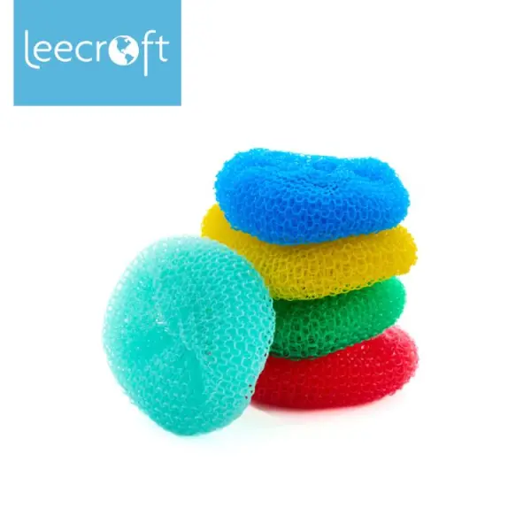 Leecroft Polypropylene Pot Scourer 5-Pack