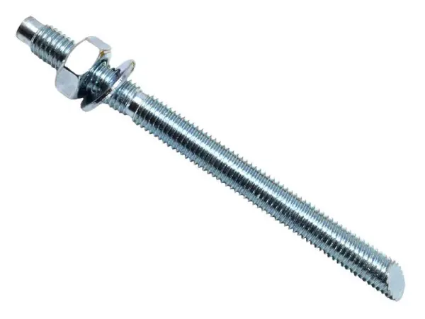 MasonMate Zinc Plated M10 Stud (130mm, Pack of 10)