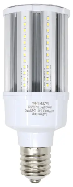 Bright Source 40W LED Corn Bulb E40 6000K 5200lm Daylight White