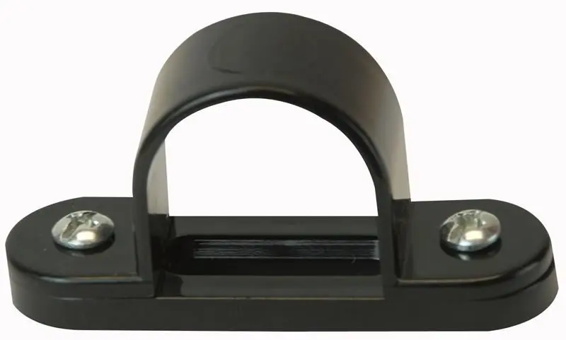 PRO POWER 25mm Black Spacer Bar Saddle for Round Conduit