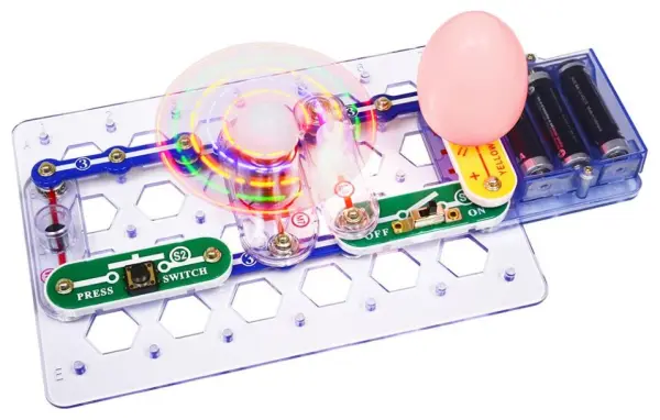 SNAP CIRCUITS - Kit Débutant Électronique, 20+ Projets, 13+ Pièces