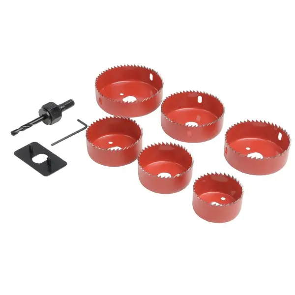 Silverline Down Light Installer's Kit 9-Piece, 50-86mm