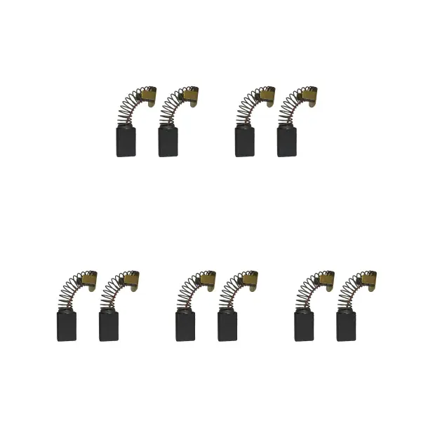 CarbonBr - 5 Tacair Sceallóirí Carbóin don Mheaisín E35 (6.3x12.5x20/18mm)