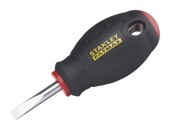 STANLEY FatMax Stubby Screwdriver, Parallel Tip 5.5mm x 30mm