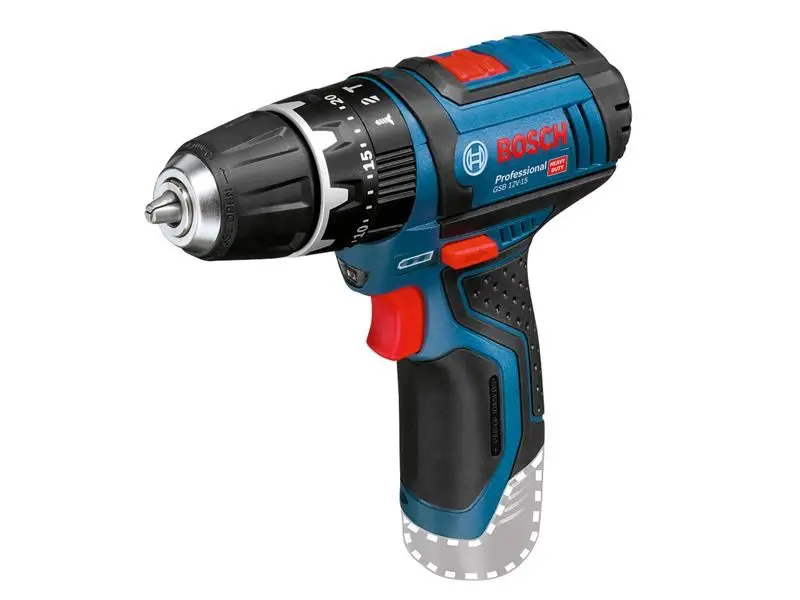Bosch GSB 12V-15 Professional, Furadeira/Parafusadora Compacta (Unidade Simples