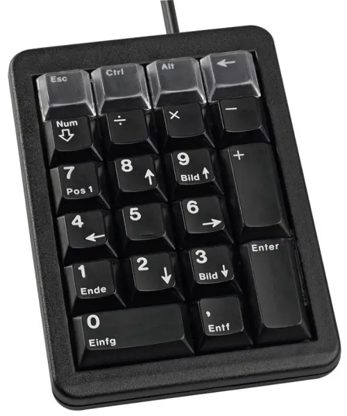 CHERRY Teclado Numérico USB G84-4700, Negro