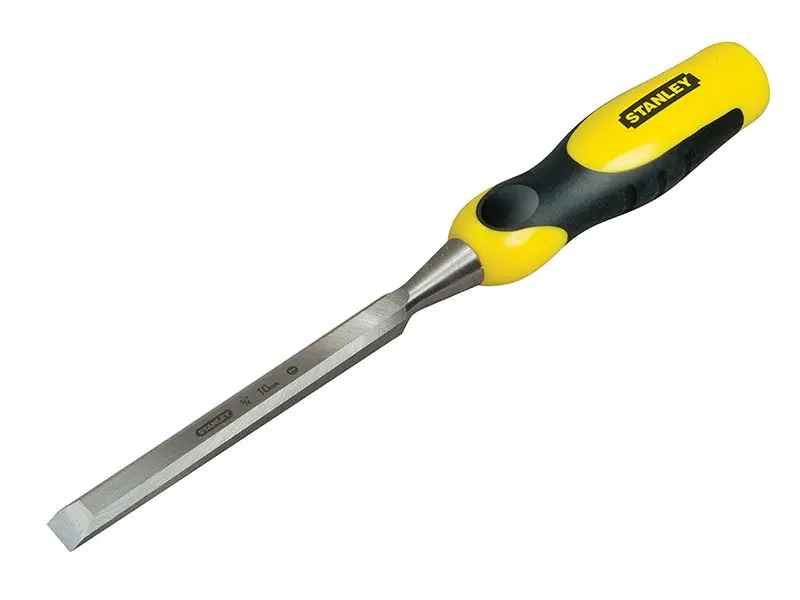 Ciseau à bois biseauté STANLEY DYNAGRIP avec capuchon de frappe, 10mm