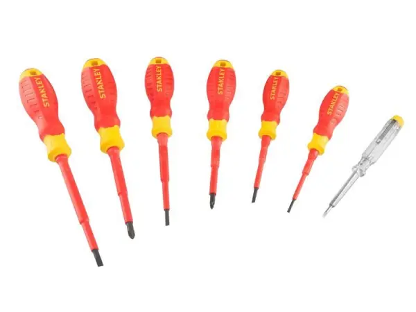 Juego de Destornilladores VDE STANLEY, 7 Piezas