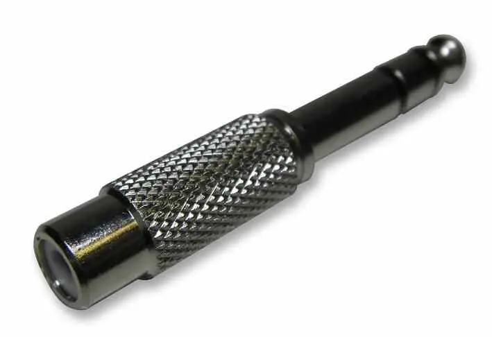 PRO SIGNAL - Adaptor, Phono Ke Jack 6.35mm, Logam